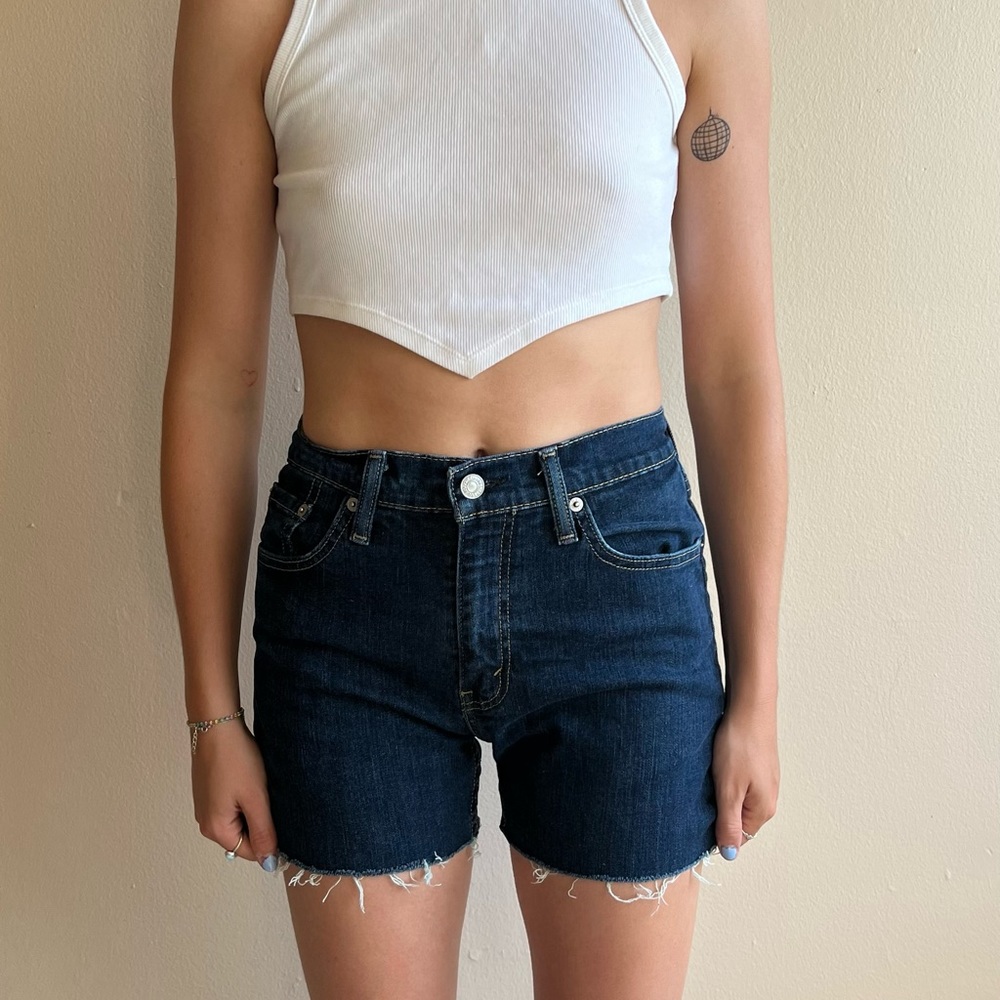 Vintage 513 Levi Shorts - Tailored Waist